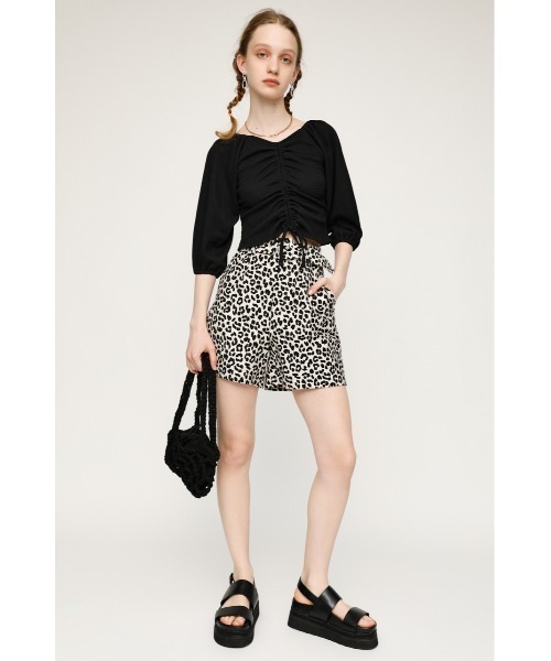 ALEXIASTAM shirring topsシャーリングトップス ALEXIA STAM（アリシアスタン）の「Frill Shirring Top/フリル