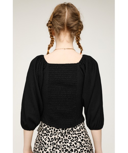 SLY（スライ）の「SHIRRING WRINKLE TOPS シャーリング トップス