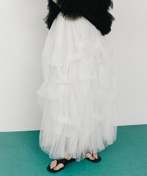Carrie(ボリュームチュールスカート)（スカート）｜LA BELLE ETUDE