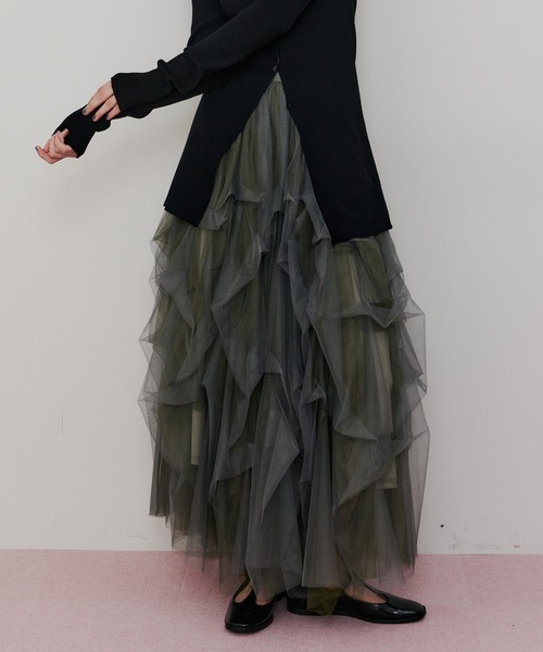 Carrie(ボリュームチュールスカート)（スカート）｜LA BELLE