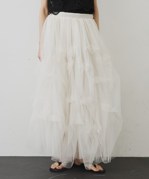 Carrie(ボリュームチュールスカート)（スカート）｜LA BELLE ETUDE