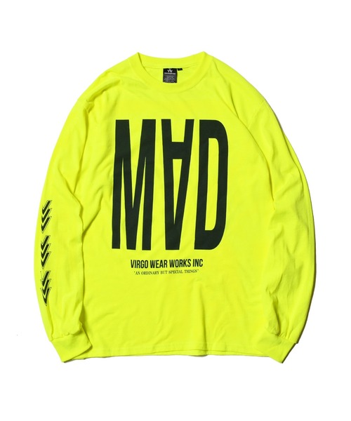VIRGOwearworks(ヴァルゴウェアワークス)の「MAD(Tシャツ/カットソー・メンズ・ホワイト/ブラック/イエロー・2/4/3/5)」の3枚目の写真