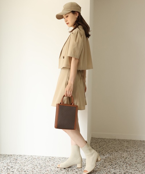 one after another NICE CLAUP(ワンアフターアナザーナイスクラップ)の「ニットブーツサンダル(ブーツ・レディース・ブラック/アイボリー・SMALL/MEDIUM/LARGE)」の15枚目の写真