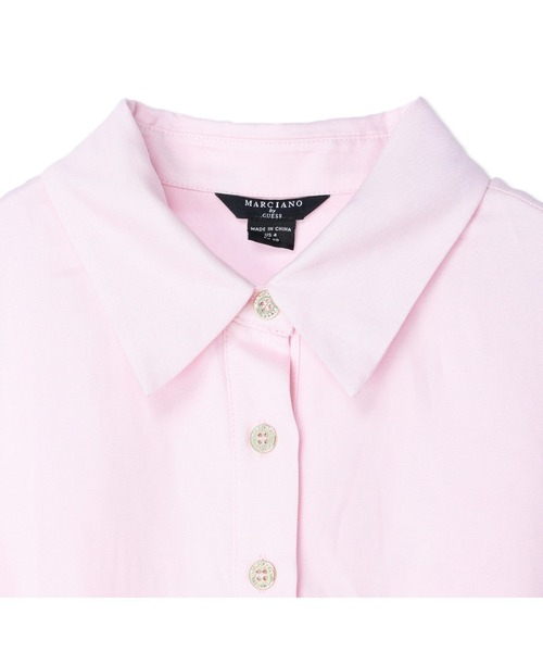 Guess(ゲス)の「MARCIANO Melissa Shirt Dress(シャツワンピース・レディース・ピンク・40/42)」の3枚目の写真