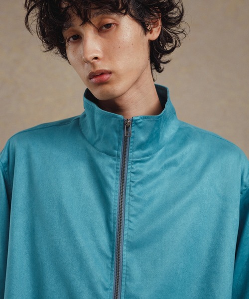 ADAM ET ROPE'（アダムエロペ）の「フェイクスエード スタンドカラー