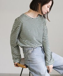 select MOCA | 【ZOZO限定】シンプルボーダーロングTシャツ(Tシャツ/カットソー)