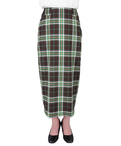 coca（coca）（コカ）の「チェック柄タイトスカート（スカート・レディース・ブラウン/ブルー・S/M/L）」の15枚目の写真