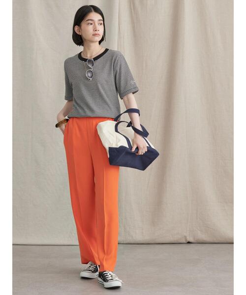 AMERICAN HOLIC（アメリカンホリック）の「モノトーンイロイロカットプルオーバー（Tシャツ/カットソー・レディース・ブラック/オフホワイト/A/B/C/D・M/L）」の10枚目の写真