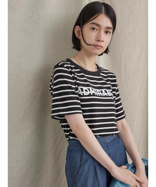 AMERICAN HOLIC（アメリカンホリック）の「モノトーンイロイロカットプルオーバー（Tシャツ/カットソー・レディース・ブラック/オフホワイト/A/B/C/D・M/L）」の19枚目の写真