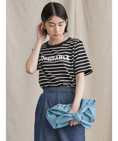 AMERICAN HOLIC（アメリカンホリック）の「モノトーンイロイロカットプルオーバー（Tシャツ/カットソー・レディース・ブラック/オフホワイト/A/B/C/D・M/L）」の22枚目の写真