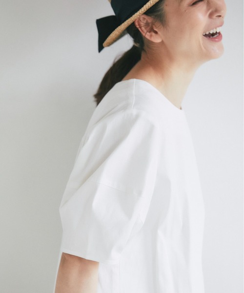 and R（アンドアール）の「サイドギャザーマキシワンピース（ワンピース・レディース・オフホワイト/ブラック・FREE）」の13枚目の写真