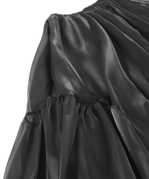 Figments（フィグメンツ）の「アシンメトリーロングスカート（スカート・レディース・ブラック・FREE）」の5枚目の写真