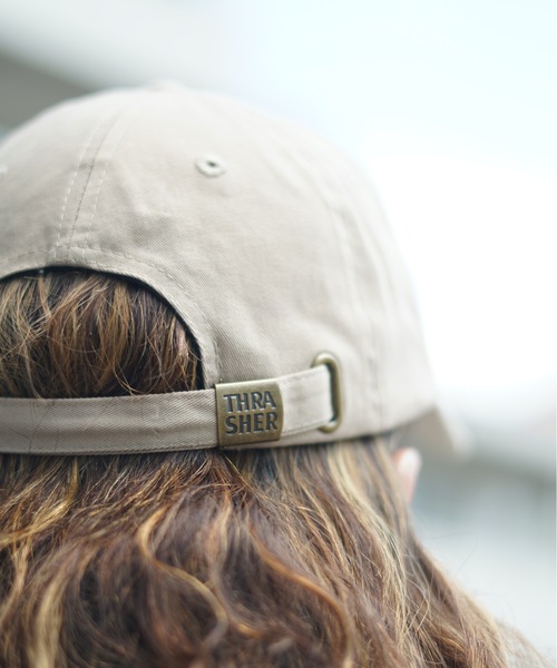 THRASHER（スラッシャー）の「FLAME LOGO WASHED TWILL 6P CAP/スラッシャー帽子(キャップ）（キャップ・メンズ・ブラック/アイボリー/ベージュ・FREE）」の18枚目の写真