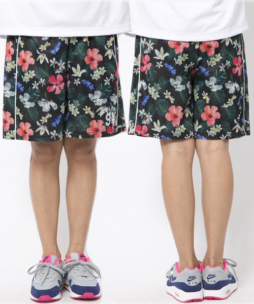 X-girl(エックスガール)の「【SEDA5月号掲載】MESH SHORTS(その他パンツ・レディース・マルチ/ネイビー/ライトブルー・SMALL/MEDIUM)」の3枚目の写真