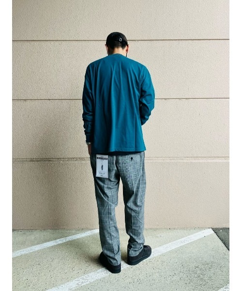 CAMP7（キャンプセブン）の「【CAMP7】ベーシックロゴロンＴ ワンポイント 抗菌防臭 Tシャツ クルーネック（Tシャツ/カットソー・メンズ・ネイビー/オレンジ/ホワイト/ブラック/グリーン・XL/L/S/M）」の11枚目の写真