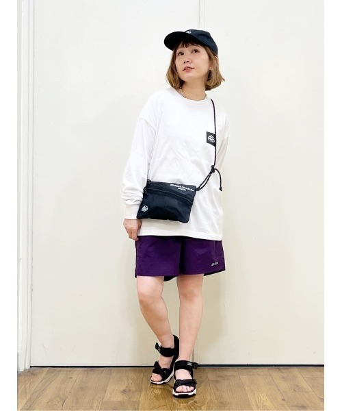 CAMP7（キャンプセブン）の「【CAMP7】ベーシックロゴロンＴ ワンポイント 抗菌防臭 Tシャツ クルーネック（Tシャツ/カットソー・メンズ・ネイビー/オレンジ/ホワイト/ブラック/グリーン・XL/L/S/M）」の16枚目の写真