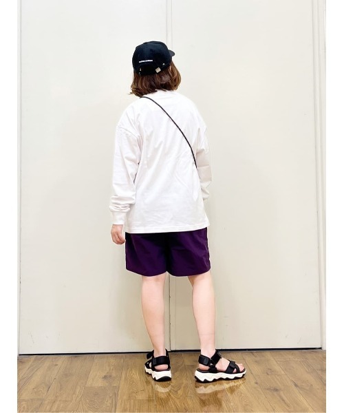 CAMP7（キャンプセブン）の「【CAMP7】ベーシックロゴロンＴ ワンポイント 抗菌防臭 Tシャツ クルーネック（Tシャツ/カットソー・メンズ・ネイビー/オレンジ/ホワイト/ブラック/グリーン・XL/L/S/M）」の15枚目の写真