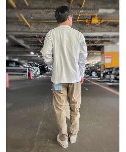 CAMP7（キャンプセブン）の「【CAMP7】ベーシックロゴロンＴ ワンポイント 抗菌防臭 Tシャツ クルーネック（Tシャツ/カットソー・メンズ・ネイビー/オレンジ/ホワイト/ブラック/グリーン・XL/L/S/M）」の18枚目の写真