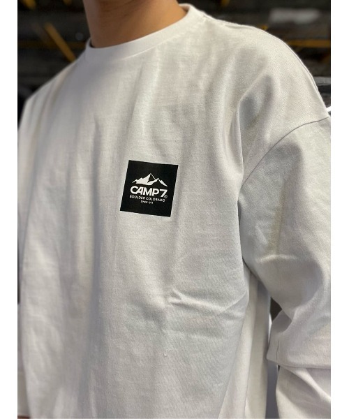 CAMP7（キャンプセブン）の「【CAMP7】ベーシックロゴロンＴ ワンポイント 抗菌防臭 Tシャツ クルーネック（Tシャツ/カットソー・メンズ・ネイビー/オレンジ/ホワイト/ブラック/グリーン・XL/L/S/M）」の17枚目の写真