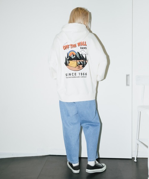 VANS（バンズ）の「VANS/ヴァンズ M AP CAMPER GX PO HOODIE グラフィックパーカー フーディー（パーカー・メンズ・ブラック/ホワイト・XL/L/M）」の20枚目の写真