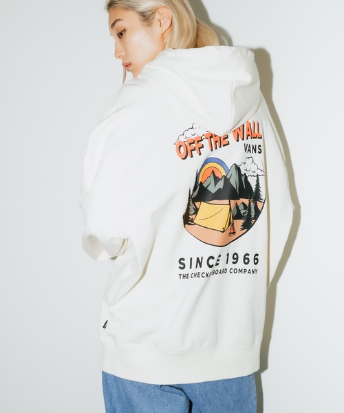 VANS（バンズ）の「VANS/ヴァンズ M AP CAMPER GX PO HOODIE グラフィックパーカー フーディー（パーカー・メンズ・ブラック/ホワイト・XL/L/M）」の18枚目の写真
