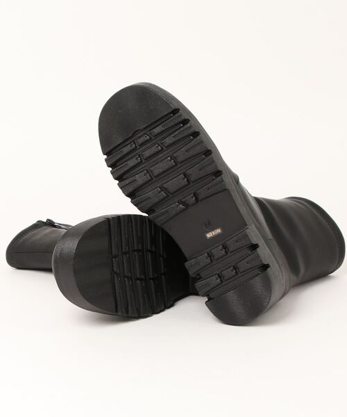 clear（クリア）の「タンクソールショートブーツ（ブーツ・レディース・ブラック/アイボリー・M/L）」の4枚目の写真