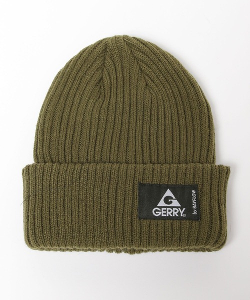 GERRY（ジェリー）の「【GERRY(ジェリー)】別注ロゴワッチ（ニットキャップ/ビーニー・メンズ・ベージュ/グレー/ブラック/カーキ・FREE）」の4枚目の写真
