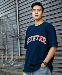 『.KOM/ドットケーオーエム』MEISTER カレッジロゴ デザイン 半袖Tシャツ