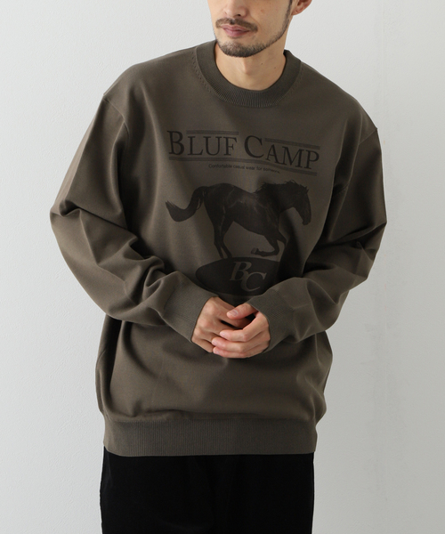 blufcamp コットンニット 希少/blufcamp/コットン ニット セーター/S/プルーフキャンプ /T