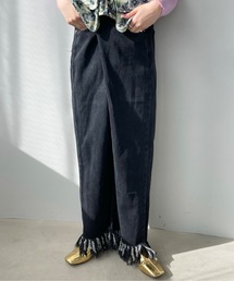 SANSeLF | フリンジデニム【SANSeLF】sanw22a074(デニムパンツ)