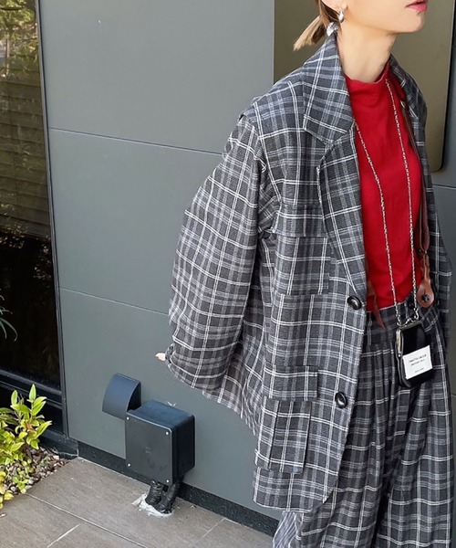 INTERPLAY(インタープレイ)の「【INTERPLAY x AYA】バルーン 3タック サスペンダー パンツ(スラックス・レディース・ネイビー/ブラウン/ブラック・FREE)」の18枚目の写真