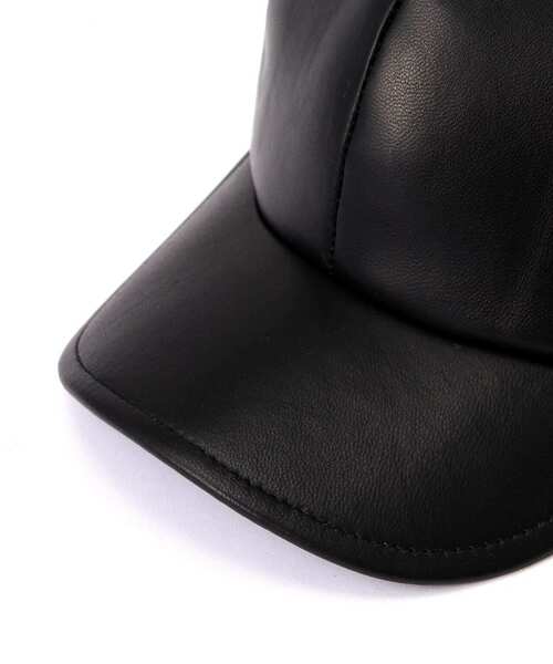 schott（ショット）の「Schott/ショット/LEATHER B.B CAP/レザー ベースボールキャップ（キャップ・メンズ・ブラック・F）」の14枚目の写真