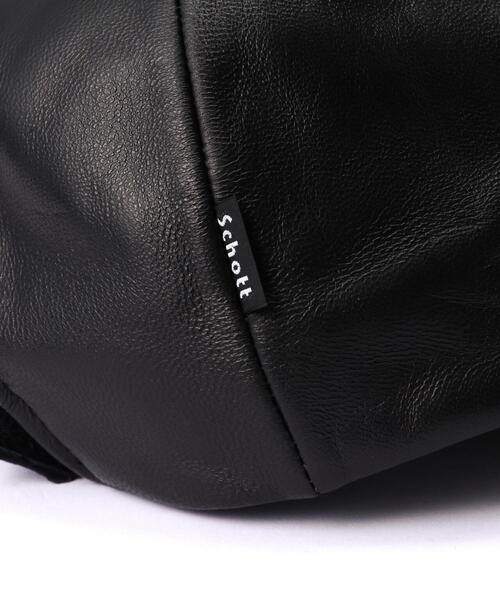 schott（ショット）の「Schott/ショット/LEATHER B.B CAP/レザー ベースボールキャップ（キャップ・メンズ・ブラック・F）」の17枚目の写真