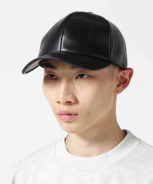 schott（ショット）の「Schott/ショット/LEATHER B.B CAP/レザー ベースボールキャップ（キャップ・メンズ・ブラック・F）」の20枚目の写真