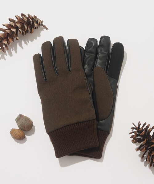 tk.TAKEO KIKUCHI（ティーケータケオキクチ）の「◆【スマホ対応】洗えるグローブ（手袋・メンズ・ブラック/ダークブラウン/ネイビー・00）」の3枚目の写真