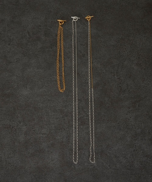 loni（ロニ）の「【金属アレルギー対応】ivy combi chain necklace （コンビチェーンロングネックレス）/ニッケルフリーメッキ（ネックレス・レディース・その他/シルバー/ゴールド・FREE）」の8枚目の写真