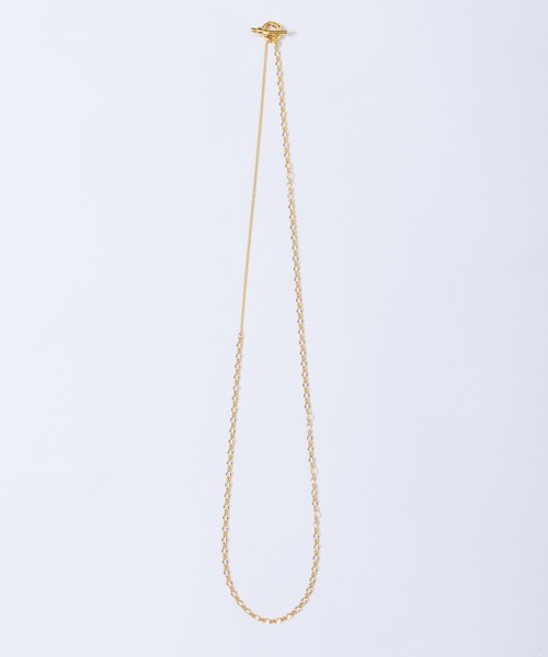 loni（ロニ）の「【金属アレルギー対応】ivy combi chain necklace （コンビチェーンロングネックレス）/ニッケルフリーメッキ（ネックレス・レディース・その他/シルバー/ゴールド・FREE）」の17枚目の写真
