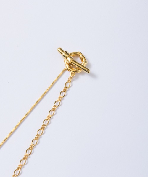 loni（ロニ）の「【金属アレルギー対応】ivy combi chain necklace （コンビチェーンロングネックレス）/ニッケルフリーメッキ（ネックレス・レディース・その他/シルバー/ゴールド・FREE）」の21枚目の写真