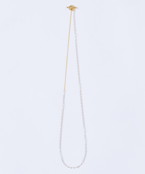 loni（ロニ）の「【金属アレルギー対応】ivy combi chain necklace （コンビチェーンロングネックレス）/ニッケルフリーメッキ（ネックレス・レディース・その他/シルバー/ゴールド・FREE）」の13枚目の写真