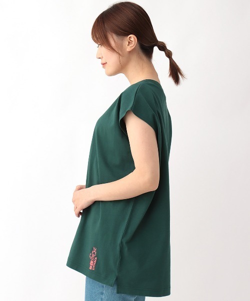 チチカカ(チチカカ)の「イェイ刺繍ノースリーブTシャツ【ユニセックス】(Tシャツ/カットソー・レディース・ブラック/ホワイト/グリーン・FREE)」の12枚目の写真