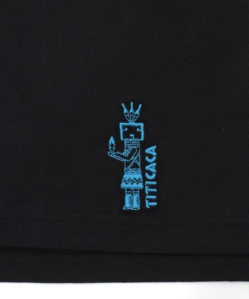 チチカカ(チチカカ)の「イェイ刺繍ノースリーブTシャツ【ユニセックス】(Tシャツ/カットソー・レディース・ブラック/ホワイト/グリーン・FREE)」の9枚目の写真