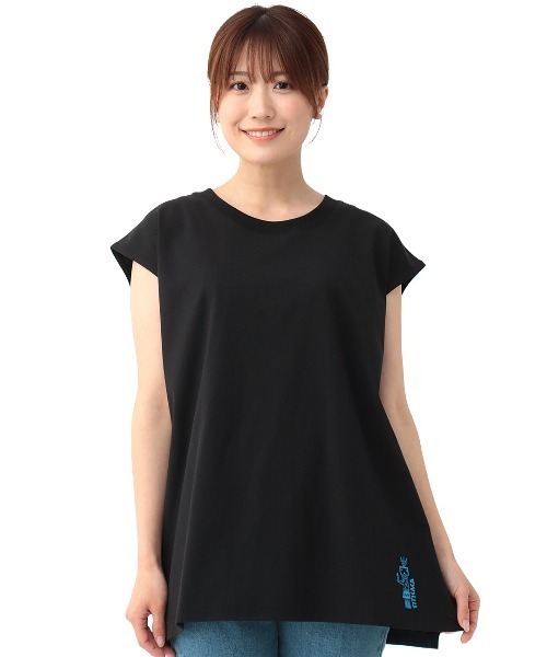 チチカカ(チチカカ)の「イェイ刺繍ノースリーブTシャツ【ユニセックス】(Tシャツ/カットソー・レディース・ブラック/ホワイト/グリーン・FREE)」の6枚目の写真