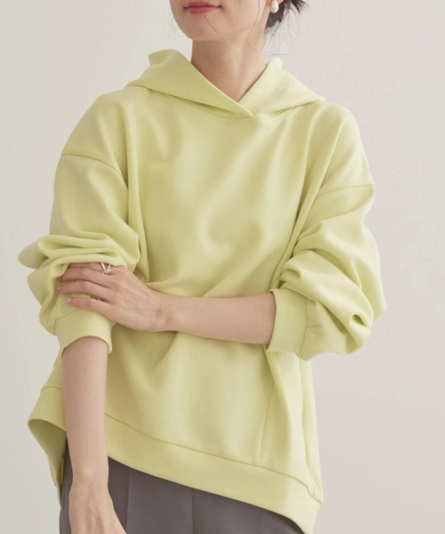 AMERICAN HOLIC(アメリカンホリック)の「軽っとポンチパーカー(スウェット・レディース・ライラック/オフホワイト/グレイッシュベージュ/ネイビー/イエロー・M/L)」の22枚目の写真