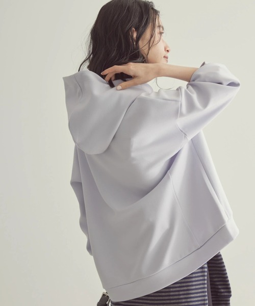 AMERICAN HOLIC(アメリカンホリック)の「軽っとポンチパーカー(スウェット・レディース・ライラック/オフホワイト/グレイッシュベージュ/ネイビー/イエロー・M/L)」の21枚目の写真