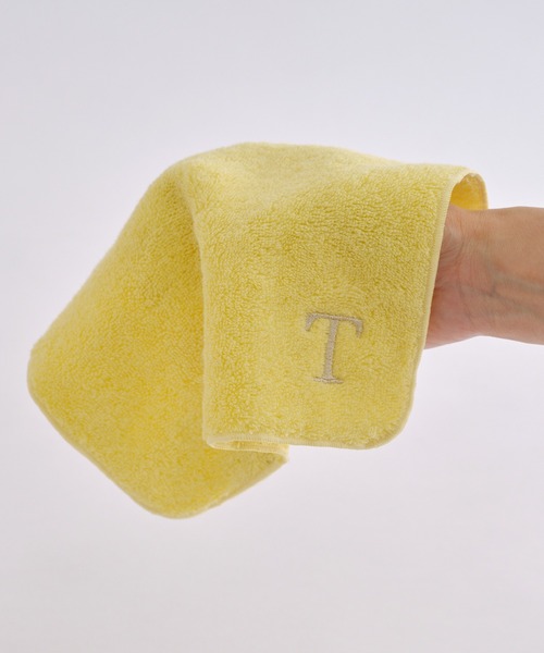 BIRTHDAY BAR（バースデイバー）の「刺繍タオルハンカチ イエロー（ハンカチ/ハンドタオル・レディース・A/H/K/M/N/R/S/T/Y・フリー）」の9枚目の写真