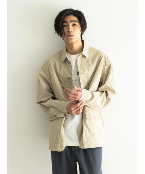 CRAFT STANDARD BOUTIQUE（クラフトスタンダードブティック）の「綿ナイロンダンプワークジャケット（ブルゾン・メンズ・ベージュ/アイボリー/カーキ・LL/L/M）」の4枚目の写真