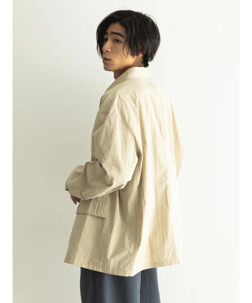 CRAFT STANDARD BOUTIQUE（クラフトスタンダードブティック）の「綿ナイロンダンプワークジャケット（ブルゾン・メンズ・ベージュ/アイボリー/カーキ・LL/L/M）」の6枚目の写真