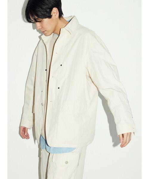 CRAFT STANDARD BOUTIQUE（クラフトスタンダードブティック）の「綿ナイロンダンプワークジャケット（ブルゾン・メンズ・ベージュ/アイボリー/カーキ・LL/L/M）」の16枚目の写真