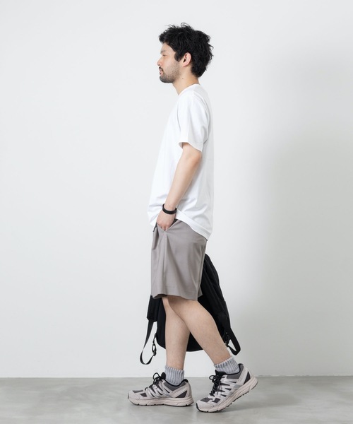 ATTACHMENT（アタッチメント）の「WO/TAウォッシャブルトロピカル ベルテッドショーツ  /  WO/TA WASHABLE TROPICAL BELTED SHORTS（スラックス・メンズ・ブラック/グレー・2/1/3）」の11枚目の写真