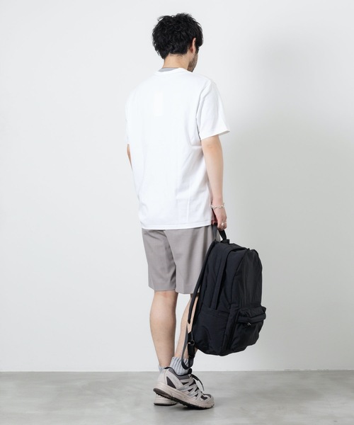 ATTACHMENT（アタッチメント）の「WO/TAウォッシャブルトロピカル ベルテッドショーツ  /  WO/TA WASHABLE TROPICAL BELTED SHORTS（スラックス・メンズ・ブラック/グレー・2/1/3）」の12枚目の写真